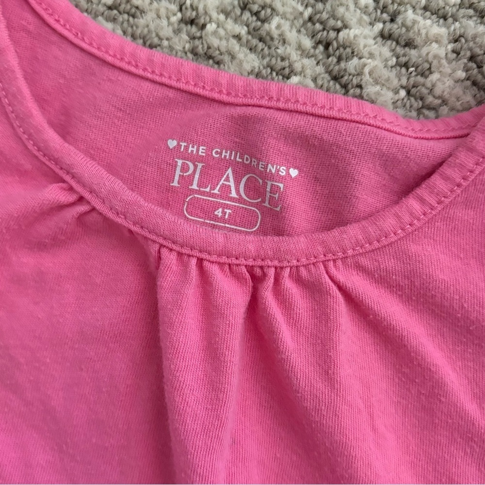 EUC Like New Children’s Place Dresses- Pink and Navy with Fruit Print (4T) - Picture 2 of 4